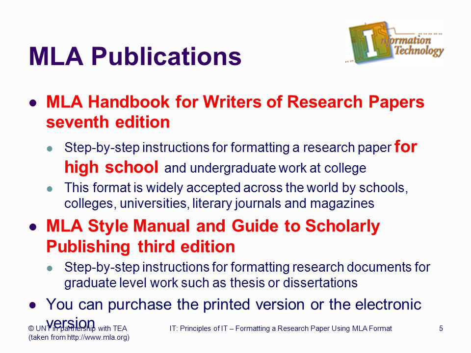 Mla handbook for writers of research papers 7th edition online